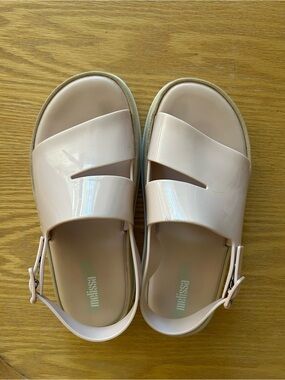 Melissa Pale Pink Slingback Slide Sandals